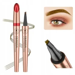MARKER DO BRWI KERDKA MICROBLADING PISAK 4w1 Kolor ciemnej kawy