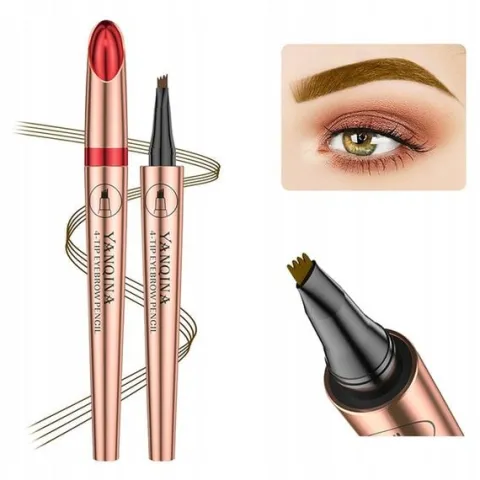 MARKER DO BRWI KERDKA MICROBLADING PISAK 4w1 Kolor ciemnej kawy