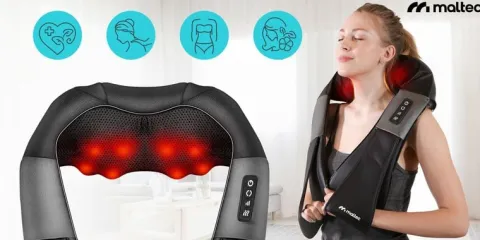 Masażer Do Szyi Karku Ciała Stóp Pleców Shiatsu Pas Masujący Grzejący