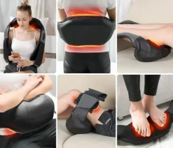 Masażer Do Szyi Karku Ciała Stóp Pleców Shiatsu Pas Masujący Grzejący