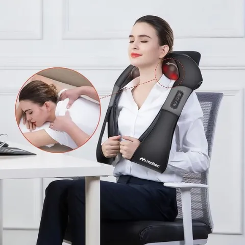 Masażer Do Szyi Karku Ciała Stóp Pleców Shiatsu Pas Masujący Grzejący