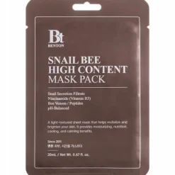 Maska w płachcie Nawilżająca BENTON Snail Bee High Content Mask 1szt