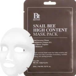 Maska w płachcie Nawilżająca BENTON Snail Bee High Content Mask 1szt