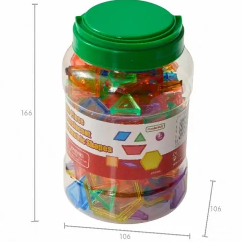 MASTERKIDZ Zestaw Klocki Montessori Tangram Mozaika 140 el.