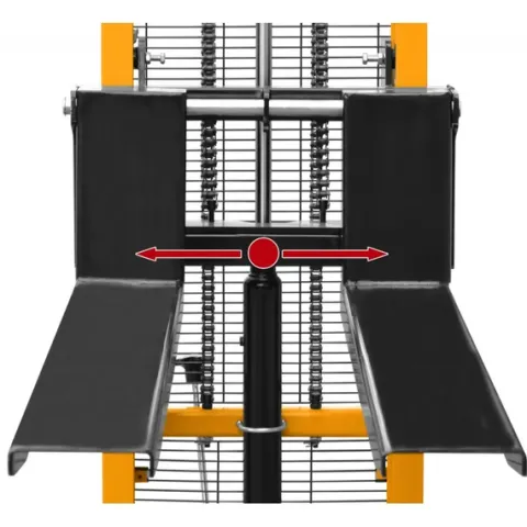 MASZTOWY WÓZEK PALETOWY UDŹWIG 700 KG, PODNOSZENIE 1600 MM CORMAK P716
