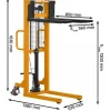 MASZTOWY WÓZEK PALETOWY UDŹWIG 500 KG, PODNOSZENIE 1300 MM CORMAK P513