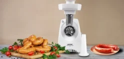 Maszynka do mielenia mięsa elektryczna Zelmer ZMM5801P 2200W 3 kg/min Biały