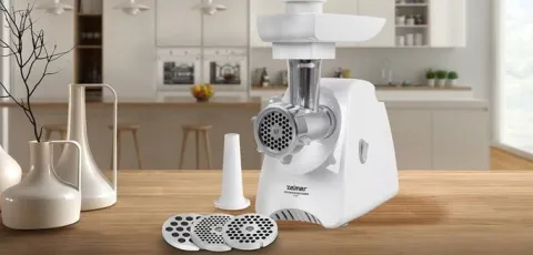 Maszynka do mielenia mięsa elektryczna Zelmer ZMM5801P 2200W 3 kg/min Biały