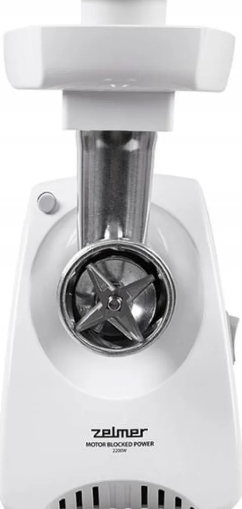 Maszynka do mielenia mięsa elektryczna Zelmer ZMM5801P 2200W 3 kg/min Biały