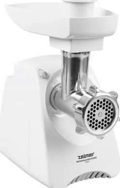 Maszynka do mielenia mięsa elektryczna Zelmer ZMM5801P 2200W 3 kg/min Biały