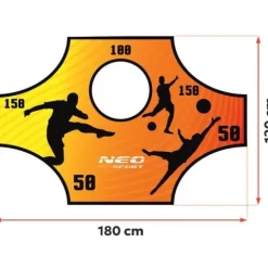Mata celnościowa do bramek Neo-Sport 180 x 120 cm