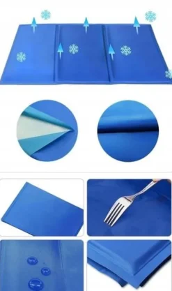 MATA CHŁODZĄCA DLA PSA DUŻA XXL 110x70cm żelowa legowisko PREMIUM