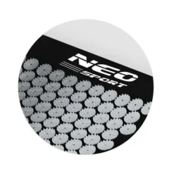 Mata do akupresury z kolcami Neo-Sport NS-903 czarno-srebrna