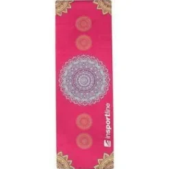 Mata do jogi i ćwiczeń zamszowa Sunshine czerwona 183 x 61 x 0,4 cm Insportline