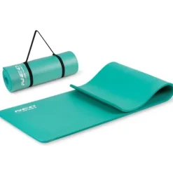 Mata do ćwiczeń gruba 183 x 60 cm Neo-Sport - 192301 turkusowa