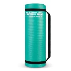 Mata do ćwiczeń gruba 183 x 60 cm Neo-Sport - 192301 turkusowa