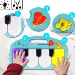Mata edukacyjna Z Pianinkiem DREAM WORLD