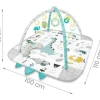 Mata interaktywna edukacyjna 110 x 100 cm Nessi Ricokids