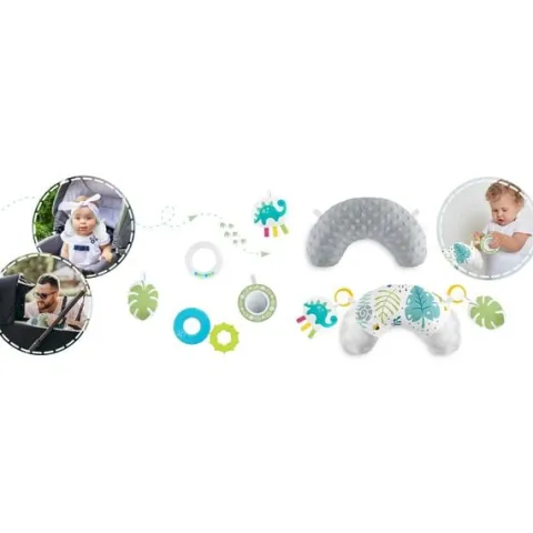 Mata interaktywna edukacyjna 110 x 100 cm Nessi Ricokids
