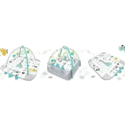 Mata interaktywna edukacyjna 110 x 100 cm Nessi Ricokids
