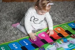 Mata Muzyczna Interaktywna Pianinko z Nagrywaniem ZWIERZĄTKA