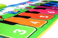 Mata Muzyczna Interaktywna Pianinko z Nagrywaniem ZWIERZĄTKA