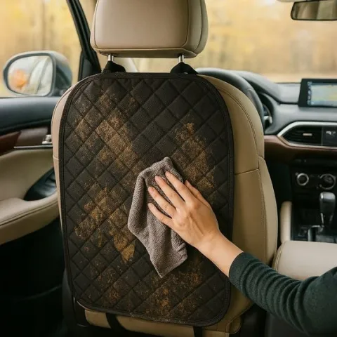 Mata Ochronna na tył Fotela Osłona na Fotel Samochodowy Ochraniacz Auta