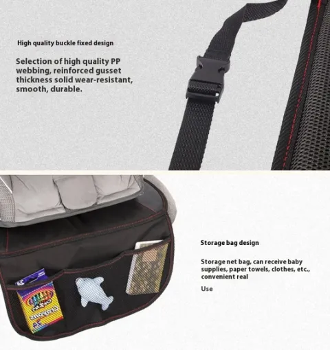 MATA OCHRONNA POKROWIEC NA SIEDZENIE FOTEL Z OTWORAMI ISOFIX WODOODPORNA