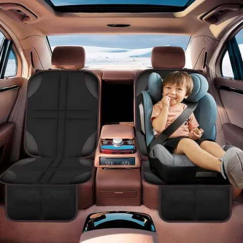 MATA OCHRONNA POKROWIEC NA SIEDZENIE FOTEL Z OTWORAMI ISOFIX WODOODPORNA