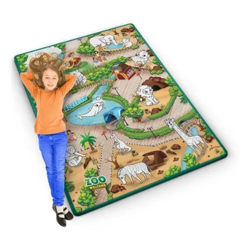 Mata piankowa do kolorowania zwijana 120 x 90 x 0,3 cm Ricokids RK-344