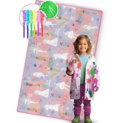 Mata piankowa do kolorowania zwijana 200 x 120 x 0,3 cm Ricokids RK-343