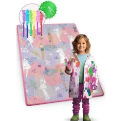 Mata piankowa do kolorowania zwijana 120 x 90 x 0,3 cm Ricokids RK-344