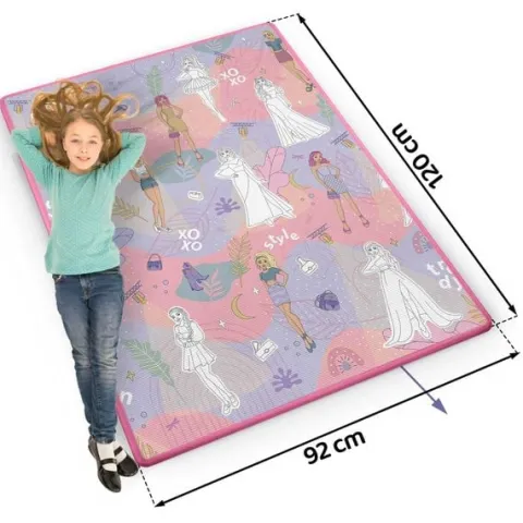 Mata piankowa do kolorowania zwijana 120 x 90 x 0,3 cm Ricokids RK-344