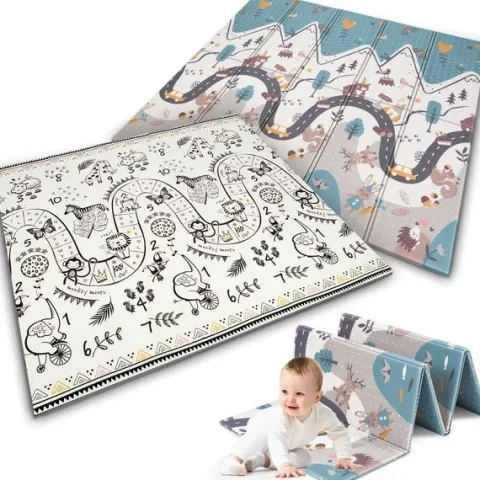 Mata piankowa edukacyjna składana 200 x 150 x 1 cm Nukido NK-341
