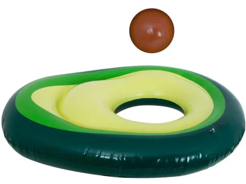 Materac Dmuchany Do Pływania Awokado Z Pestką Piłką 150Cm Xl