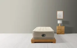 Materac Dmuchany Jednoosobowy Łóżko do Spania z Pompką 230V Intex 64426ND