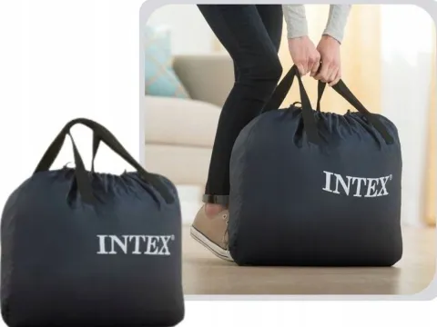 Materac Dmuchany Jednoosobowy Łóżko do Spania z Pompką 230V Intex 64426ND