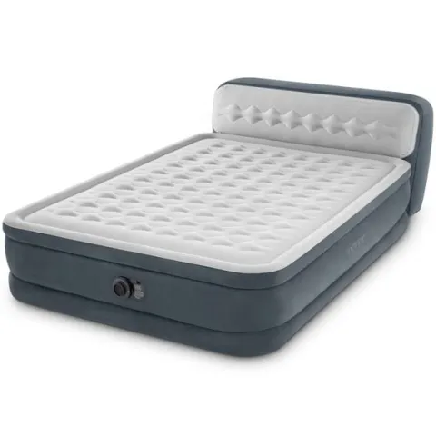 Materac dmuchany 236x152x46 cm z wbudowaną pompką elektryczną INTEX 64448