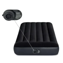 Materac dmuchany 191x99x25 cm z wbudowaną pompką elektryczną INTEX 64146ND