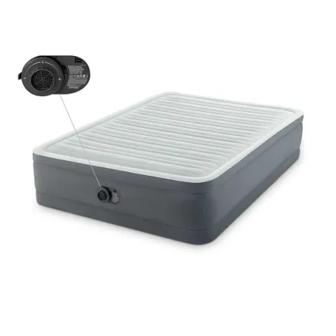 Materac dmuchany 203x152x46 cm z wbudowaną pompką elektryczną INTEX 64906ND