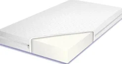 Materac Piankowy 80x200x8cm Dwustronny H3 z Pokrowcem Antyalergiczny V