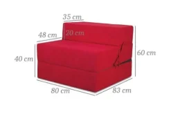 Materac składany KARO gr.20cm! Fotel Sofka Kanapa Sofa