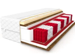 Materac 200x220 PERFECT multipocket kokos lateks