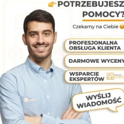 Meble Kuchenne Modułowe Kuchnia Robo Lux 2.6m Zestaw Dąb Wotan Biały Połysk