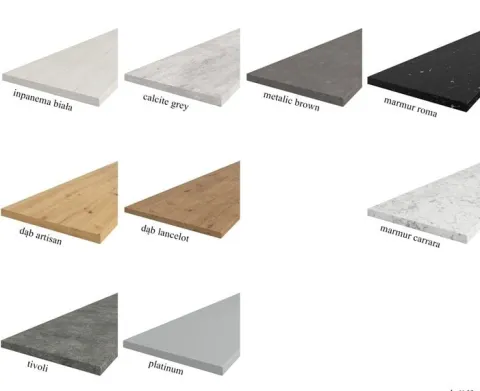 Meble kuchenne STILO - cichy domyk BIAŁY MAT