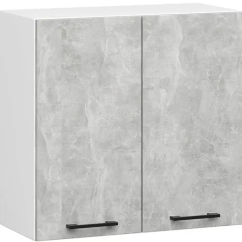 MEBLE KUCHENNE ZESTAW OLIWIA 2.4M BETON-BIAŁY