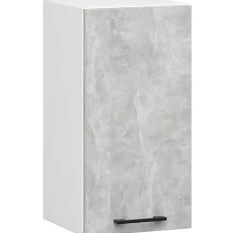MEBLE KUCHENNE ZESTAW OLIWIA 2.4M BETON-BIAŁY