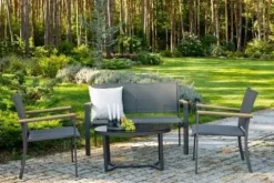 MEBLE OGRODOWE ZESTAW komplet na taras ogród STÓŁ fotele sofa