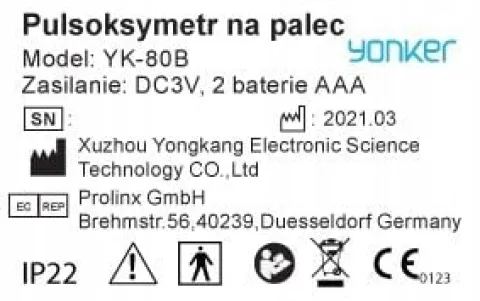 MEDYCZNY PULSOKSYMETR NAPALCOWY PULSOMETR OLED