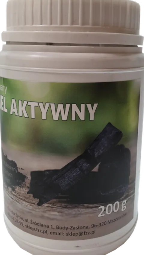 Medyczny węgiel drzewny aktywny sproszkowany - 200g